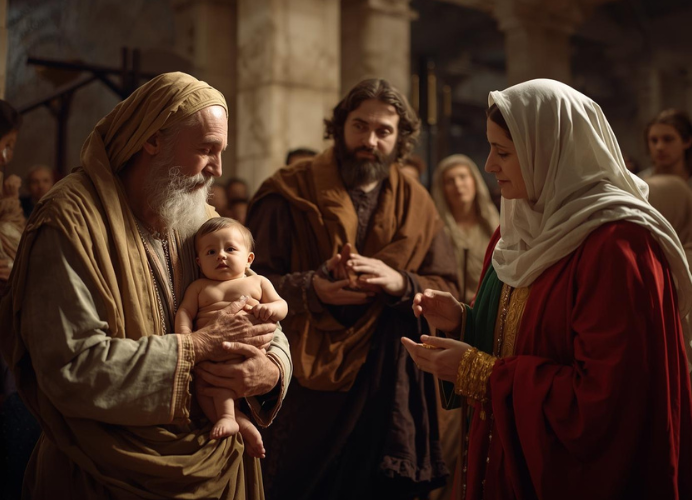 Bebe_Jesus_Templo Testigos del Nacimiento del Salvador: ¿Qué harás con este niño?